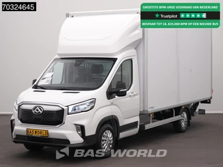 Maxus eDeliver 9 COMING SOON! 100% Elektrisch 65kWh Dhollandia Laadklep Bakwagen Camera Snelladen CarPlay LED Airco Cruise Meubelbak Koffer