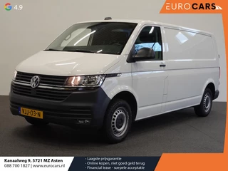 Hoofdafbeelding Volkswagen Transporter Volkswagen Transporter 2.0 TDI 110pk L2H1 Navigatie Apple Carplay/Android Auto Trekhaak Camera Parkeersensoren achter Cruise Control Airco