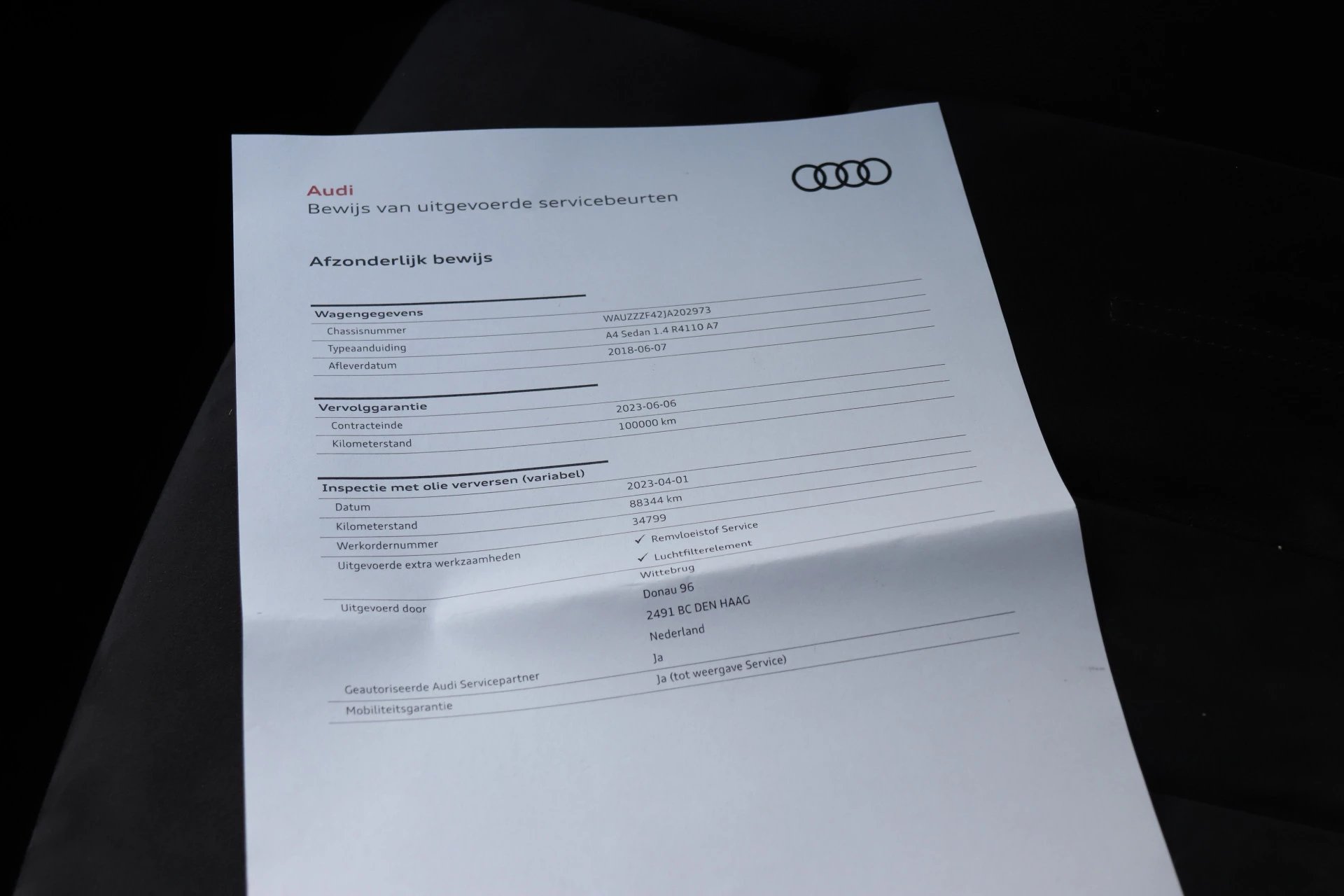 Hoofdafbeelding Audi A4