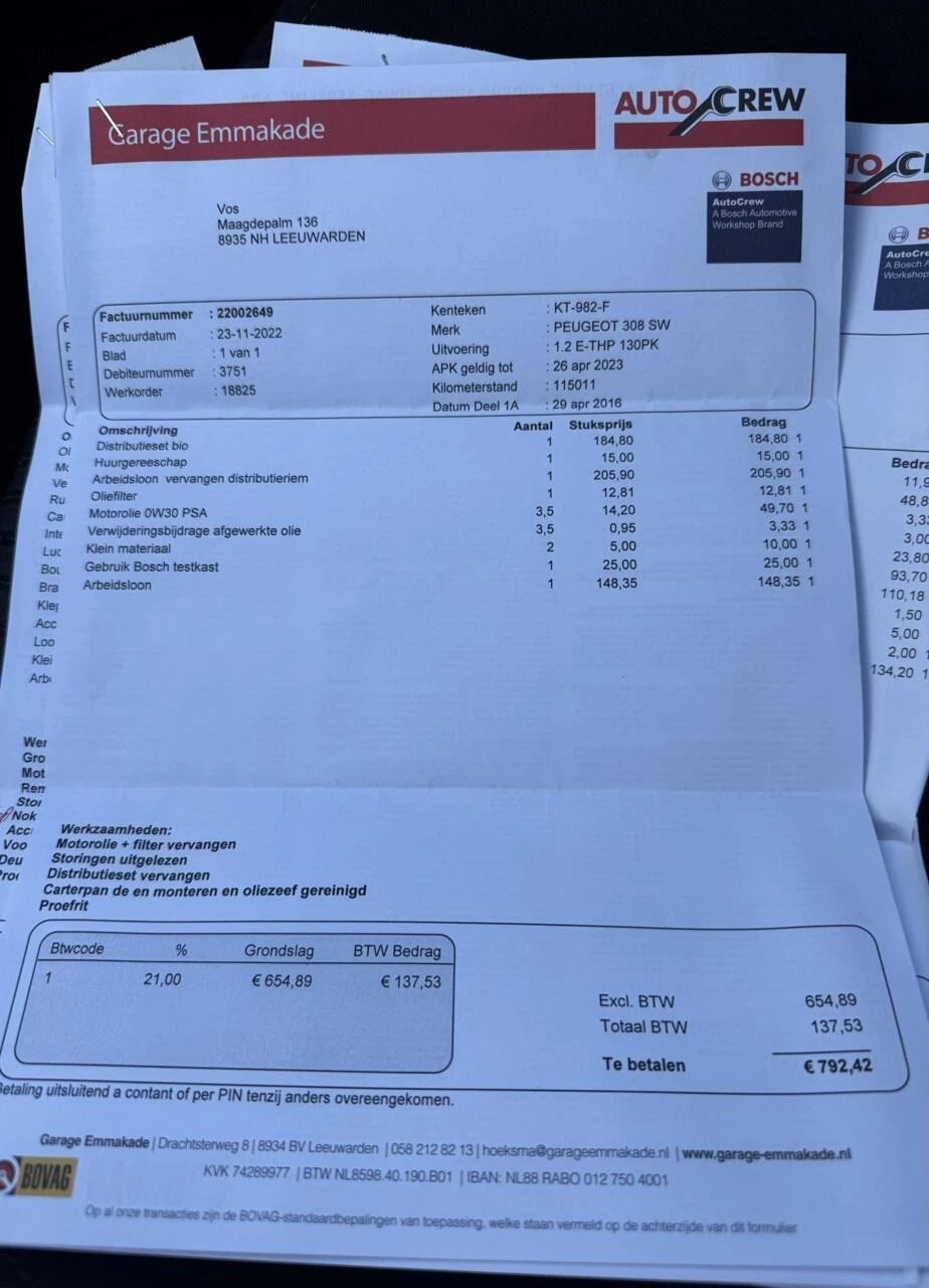 Hoofdafbeelding Peugeot 308