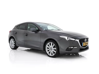 Mazda 3 2.0 SkyActiv-G 120 GT-M (INCL-BTW) *LUXURY-LEATHER | FULL-LED | ADAPTIVE-CRUISE | BLIND-SPOT |  BOSE-SOUND | CAMERA | KEYLESS | DAB+ | HEATED-SPORTSEATS | NAVI-FULLMAP | HEAD-UP | PRIVACY-GLASS | LANE-ASSIST | 18''A