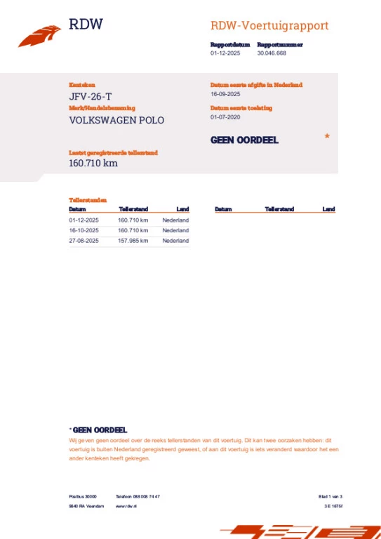 Hoofdafbeelding Volkswagen Polo