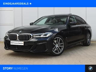 BMW 5 Serie 520d High Executive M Sport Automaat / Schuif-kanteldak / Trekhaak / Laserlight / Stoelventilatie / Head-Up / Active Cruise Control / Comfort Access / Parking Assistant