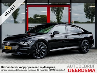 Volkswagen Arteon 2.0 TSI Business R | Origineel NL | Schuif/ Kantel Pano Dak | Adaptieve Demping | Dode Hoek Detectie | 3x R-Line | Virtual Cockpit | Stoelverwarming | ErgoComfort | Velours | 20'' Lichtmetalen Velgen | 360 Camera | NAP |