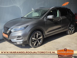 Nissan Qashqai 1.2 Tekna Automaat, trekh., LED kopl., half leer, DAB, stoelverw., 19" lmv