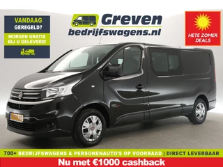 Fiat Talento 1.6 MJ L2H1 | MARGE! | Dubbele Cabine | 6 Persoons | Airco Cruise Camera Navi Parkeersensoren