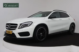 Hoofdafbeelding Mercedes-Benz GLA Mercedes-Benz GLA-klasse 180 AMG Night Edition Plus (NAVIGATIE, TREKHAAK, PARKEERSENSOREN, AUTOMAAT, GOED ONDERHOUDEN)