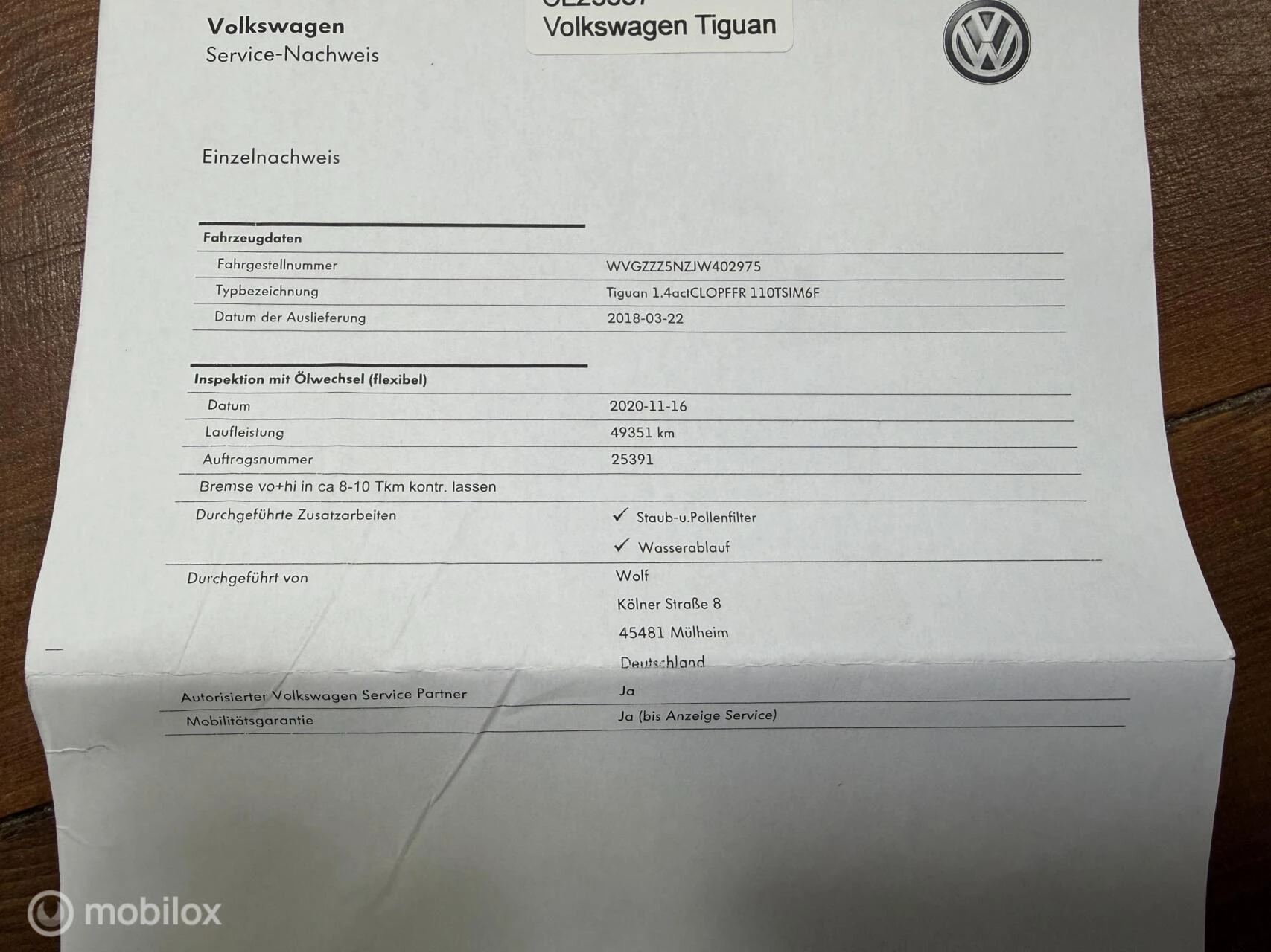 Hoofdafbeelding Volkswagen Tiguan