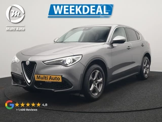 Alfa Romeo Stelvio 2.0 T AWD Super Q4 200pk Automaat 1e Eigenaar Dealer O.H. | Adaptive Cruise | Camera | Lederen Sportstoelen Memory & Verwarmd | Keyless | Blis | BI Xenon | Lane Assist | El. Achterklep | Navigatie | DAB |