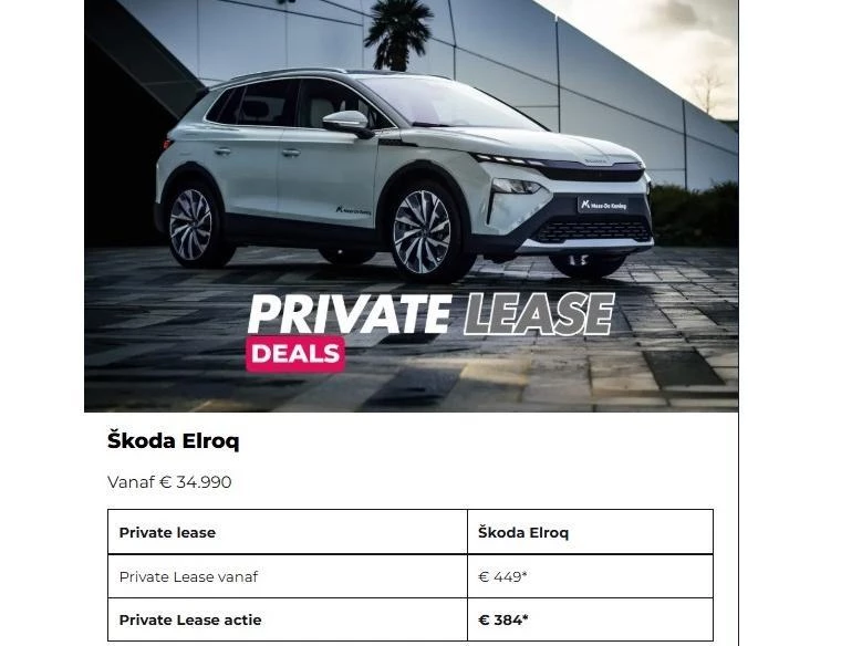 Hoofdafbeelding Škoda Elroq