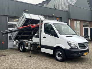 Mercedes-Benz Sprinter 313 2.2 CDI 366 Kipper Laadkraan Maxilift Trekhaak 3500kg Airco 3 persoons Kieper Open laadbak Pick-up bakwagen 1e eigenaar Euro 5