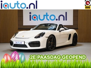 Porsche Boxster Spyder 3.8 Origineel NL/Keramisch/Sport Chrono/Carbon Kuipen/Sportuitlaat/Carplay/Gele accenten/CC