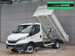 Hoofdafbeelding Iveco Daily Iveco Daily 35C18 Open Laadbak 3.0L Automaat Dubbellucht 3.5t Trekhaak LED Airco Cruise Pritsche Pickup Open Box 2m3 Airco Trekhaak Cruise control