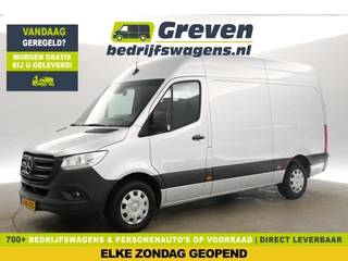 Mercedes-Benz Sprinter 319 3.0 CDI L2H2 V6 191PK Automaat Airco 360Camera Cruise Carplay PDC 3 Persoons Elektrpakket Trekhaak