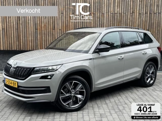 Skoda Kodiaq 1.5 TSI Sportline Automaat | Trekhaak uitklapbaar | Grootscherm navigatiesysteem | Stoelverwarming | Adaptieve cruise control | Dode hoek detectie | Canton HiFi | LED | Achteruitrijcamera | Parkeersensoren voor en achter