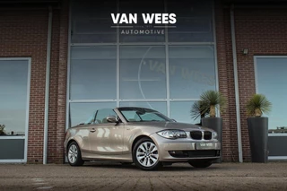 BMW 1-serie Cabrio 118i Executive | Sportstuur | Cruise control | Stoelverwarming | Leer | PDC | Regensensor | Lichtpakket | Mistlampen | Chrome-line
