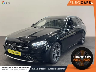 Mercedes-Benz E-klasse 300e PHEV AMG Line Auto. Estate Panoramadak Navigatie Appel Carplay/ Android Auto Parkeersensoren Cruise Control Led Burmester Soundsystem Sfeerverlichting Elektrische achterklep Climate Control