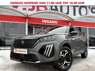 Hoofdafbeelding Peugeot 2008 Peugeot 2008 1.2 PURETECH 130PK AUT. GT FACELIFT NAVI CAMERA NARDO-GREY CARPLAY AIRCO LMV PDC