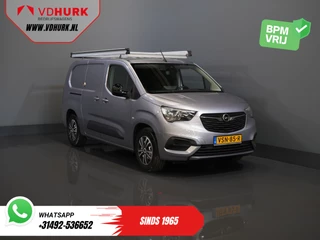 Opel Combo-e L2 50 kWh 135 pk 315km WLTP BPM VRIJ! Snellader/ Carplay/ Climate/ Imperiaal/ Cruise/ Head-up/ Stoel+Stuurverw./ Trekhaak