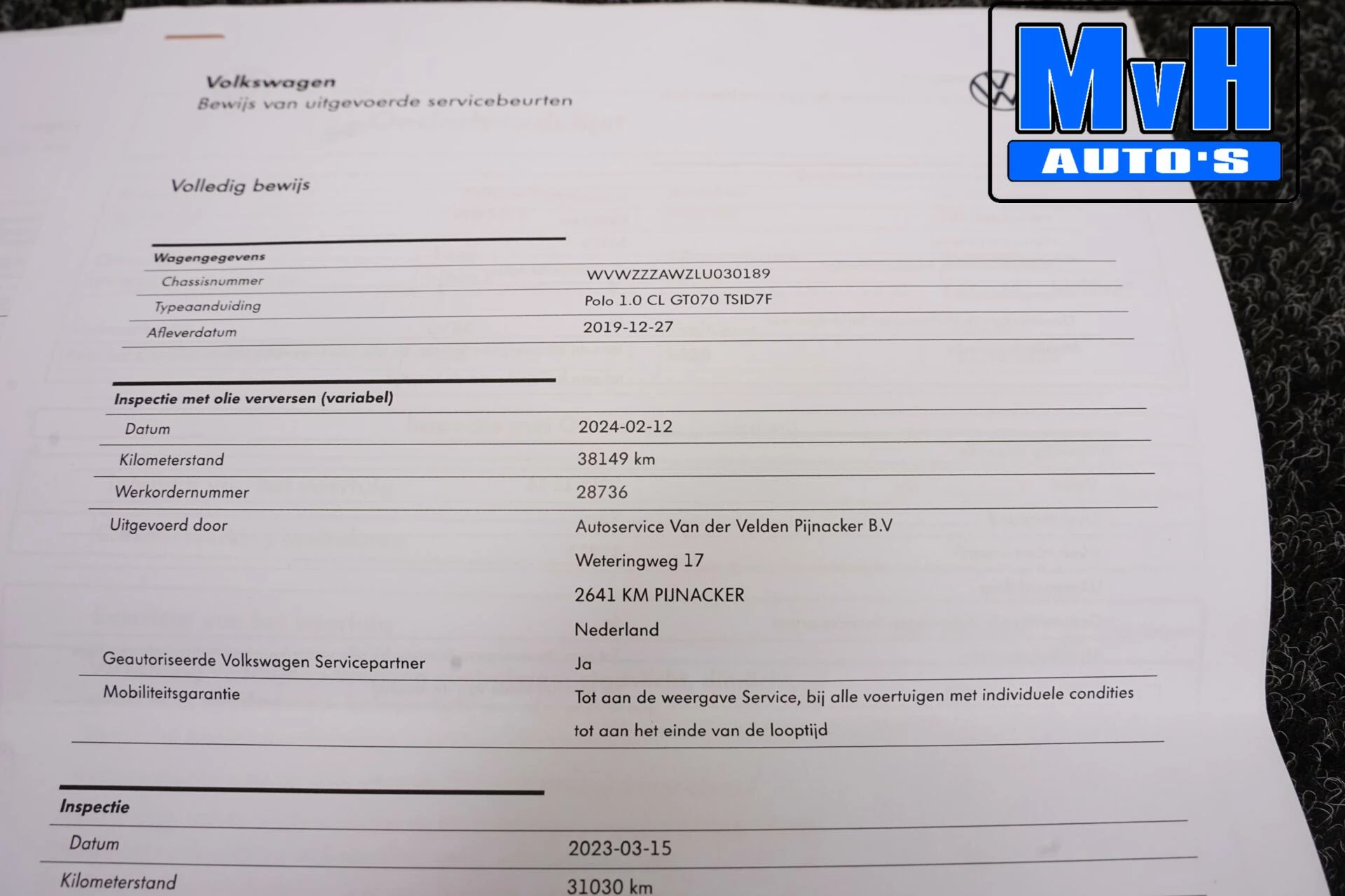 Hoofdafbeelding Volkswagen Polo