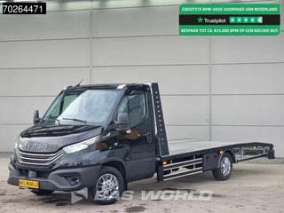 Iveco Daily 35S18 3.0L Automaat Autotransporter 2025model LED ACC Luchtvering Lier Zwaailamp Oprijwagen Cartransporter Airco Trekhaak