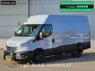 Hoofdafbeelding Iveco Daily Iveco Daily 35C21 3.0L Black Edition Automaat 210PK L2H2 Dubbellucht 2025-Model 3,5t Trekhaak ACC LED Navi Camera Parkeersensoren Euro6 L2 12m3 Airco Trekhaak