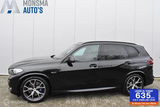 BMW X5 xDr.45e M-Sport Saphirschwarz Pano HUD Laser Luchtvering 21" LMV HiFi Live-cockpit Elek. Trekhaak