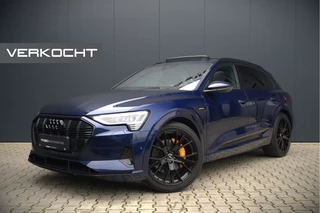 Audi e-tron 50 quattro S edition 71 kWh S-Line | Head-Up Display | Panoramadak | Bang & Olufsen | Camera | Ambiance Verlichting | Memory Seats | Black Line | Keyless | Matrix LED | Luchtvering | BTW | Leer | Stoelverwarming | B&O |