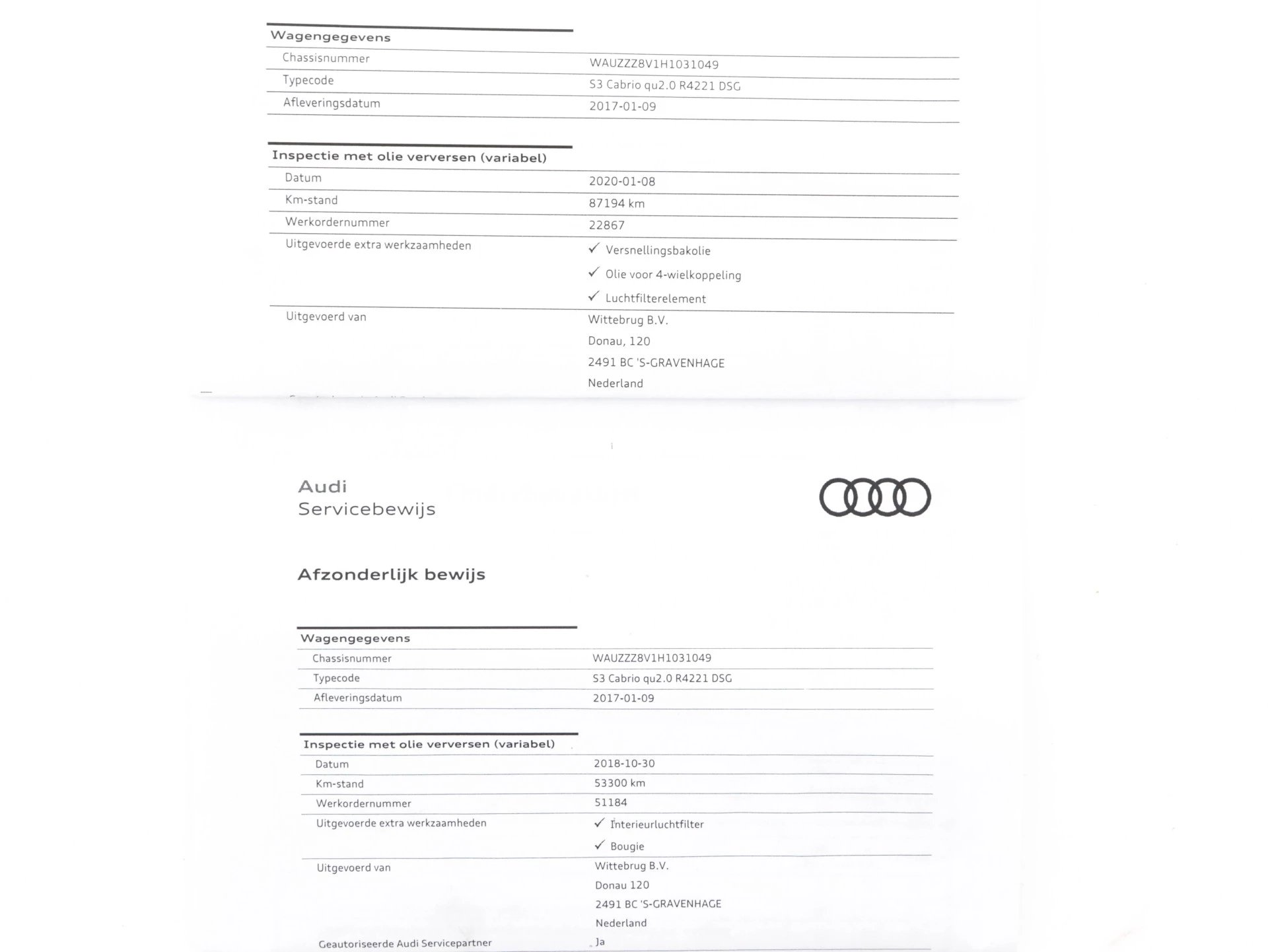 Hoofdafbeelding Audi S3