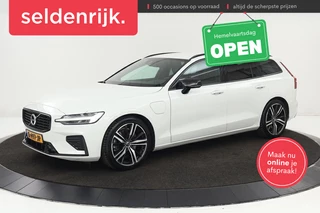Volvo V60 2.0 T6 Recharge AWD R-Design | Trekhaak |  Stoel & stuurverwarming | Adaptive cruise | Carplay | Camera | Keyless | Navigatie | Full LED | Dodehoek detectie | Half leder