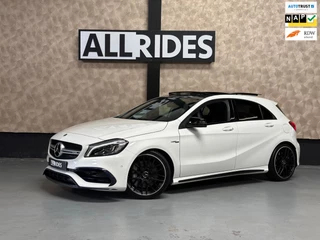 Hoofdafbeelding Mercedes-Benz A-Klasse Mercedes-Benz A-klasse AMG 45 4MATIC | Harman/Kardon | Pano | Memory | Sfeerverlichting | camera