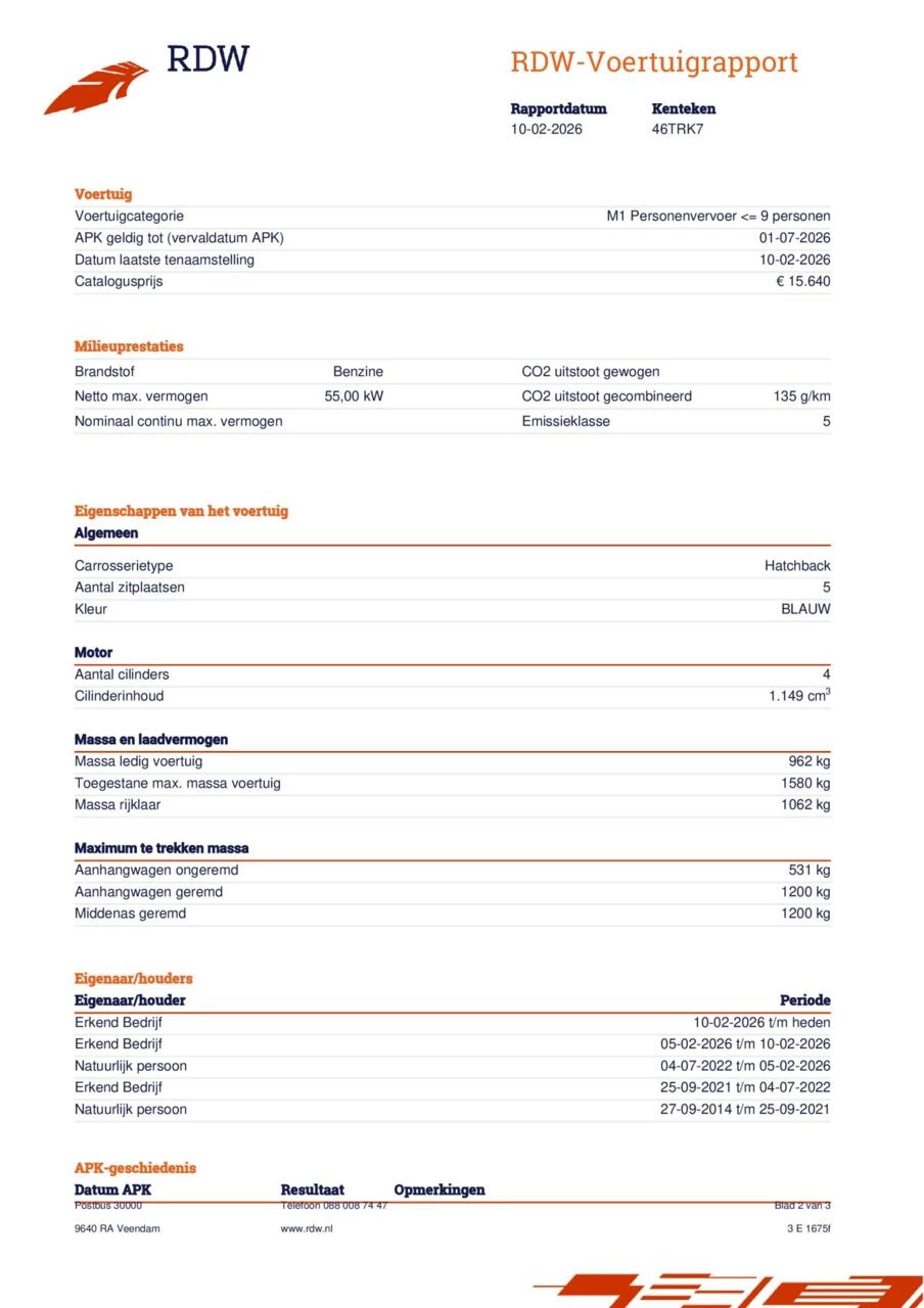 Hoofdafbeelding Renault Clio