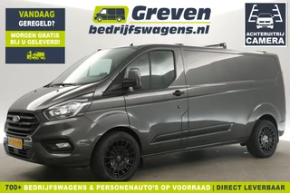 Ford Transit Custom 320 2.0 TDCI L2H1 Automaat Airco Carplay Cruise Navi PDC 3 Persoons 18''LMV Elektrpakket