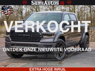 Dodge Ram 1500 Laramie Sport 5.7 V8 HEMI 402PK 4x4 | Panorama dak | 12' Scherm |Granite Crystal Metallic | Crew Cab | 5 Persoons | Dubbele Cabine | DC | VOORRAAD NR 2522 - 41248 |