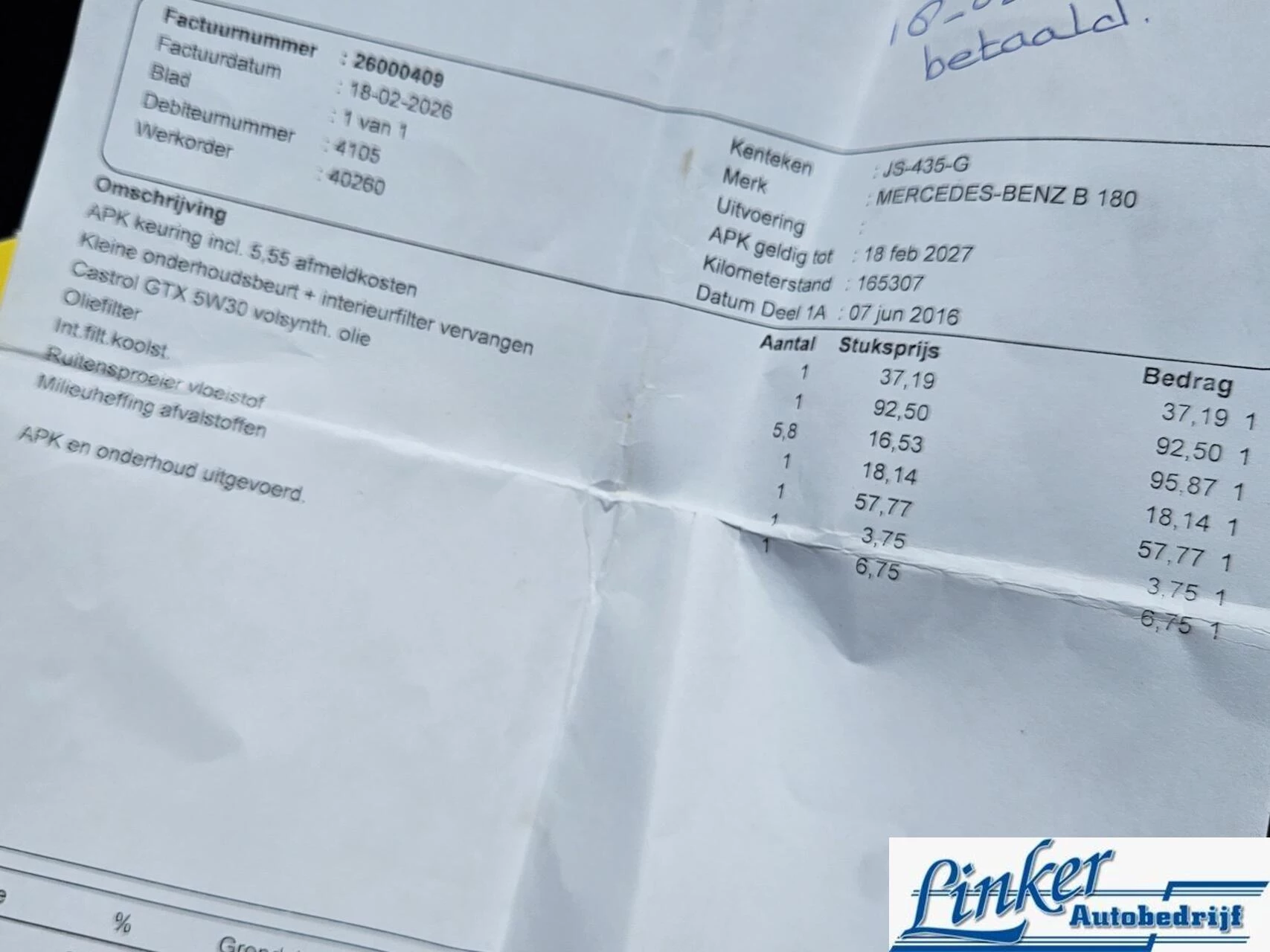 Hoofdafbeelding Mercedes-Benz B-Klasse