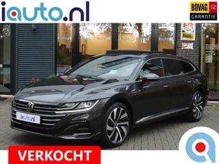 Volkswagen Arteon Shooting Brake 1.4 TSI eHybrid R-Line Pano/IQ.Light/360/Navi Pro/Head-up/Keyless/Elek. lederen R Sportstoelen/DCC/ACC/Virtual Cockpit/Trekhaak wegkl.