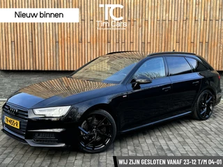 Audi A4 Avant 1.4 TFSI S line black edition Automaat | Leer | Stoelverwarming | Climate control | Cruise control | Getint glas | LED verlichting | Parkeersensoren achter