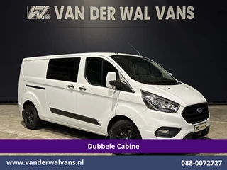 Ford Transit Custom 2.0 TDCI 131pk Automaat L2H1 Dubbele Cabine Euro6 Airco | 6-Zits | Camera | Navigatie | Apple Carplay | LED | Trekhaak Android Auto, LM velgen, Cruisecontrol, Verwarmde voorruit, Parkeersensoren, Bijrijdersbank