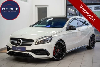 Hoofdafbeelding Mercedes-Benz A-Klasse Mercedes A-klasse AMG 45 4MATIC 380PK Facelift Pano Sfeer Car-Play Dealer Onderhouden