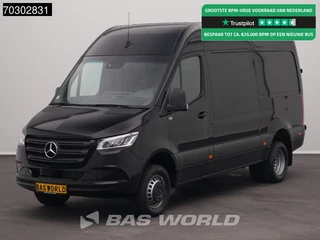 Mercedes Sprinter 519 CDI Automaat Dubbellucht L2H2 Navi Airco Cruise Camera 10inch MBUX CarPlay Euro6 L2 Airco Cruise control