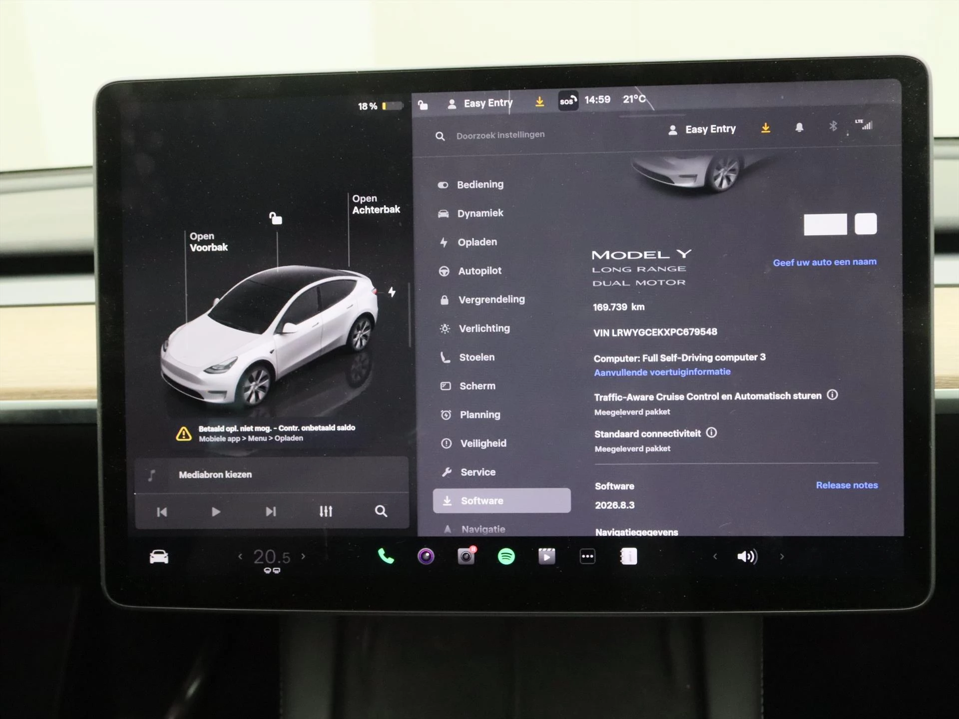 Hoofdafbeelding Tesla Model Y