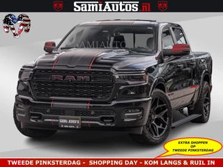 Dodge Ram Pick-Up Limited H.O 540HP 706Nm | Massage + Full Option | De Meest Luxe en Volle in zijn Klasse | Comfortabele Dubbele Cabine met Royale 5 Zitplaatsen | BPM vrij | Nu Leverbaar uit Voorraad | Voorraad Nr 2304 - 8540