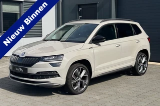 Škoda Karoq 1.5 TSI ACT 150pk DSG Sportline STOELVERWARMING LED AUTOMAAT 19" LICHTMETAAL