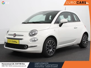 Fiat 500 1.0 Hybrid Dolcevita Finale Panorama dak Airco Cruise Control Navigatie Apple Carplay/Android Auto Dab Digitale Cockpit Parkeer Sensoren  Lichtmetalen Velgen 16" Led