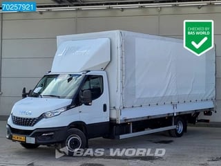 Iveco Daily 72C21 Automaat Luchtvering Laadklep Huif Airco Cruise Camera Schuifzeil Schuifzeilen Zeilen Bakwagen Airco Cruise control