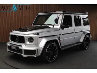 Hoofdafbeelding Mercedes-Benz G-Klasse Mercedes-Benz G-Klasse 63 BRABUS 700 360 ACC Carbon 24'' PTS Sterrenhemel Panodak Massage Navi Leer Climate LM velgen