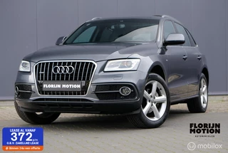Audi Q5 2.0 TFSI quattro S-Line | Pano dak | 19 Inch | Trekhaak  | Lage KM | Rijklaar | 180 Pk | 2000 kg trekgewicht | Daytona Grey Met.