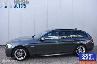BMW 520d Touring M-Sport Mineralgrau Pano Camera HiFi Keyless Leder Navi 18"LMV | Zeer mooi!