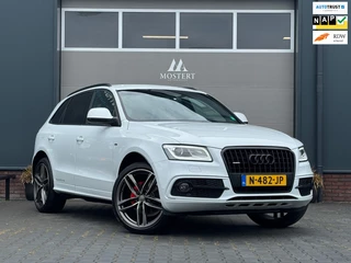 Audi Q5 2.0 TFSI/224pk quattro S-line|2014|2x S line|Automaat|B&O|Stoelverw.|Trekhaak|Navi|Cruise|Elektr kofferklep|21"LMV