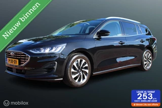 Ford Focus Wagon 1.0 EcoBoost Hybrid Titanium Style, Stoel-stuurverwarming, Donker glas, Clima, Pdc + Camera, Navi + app connect